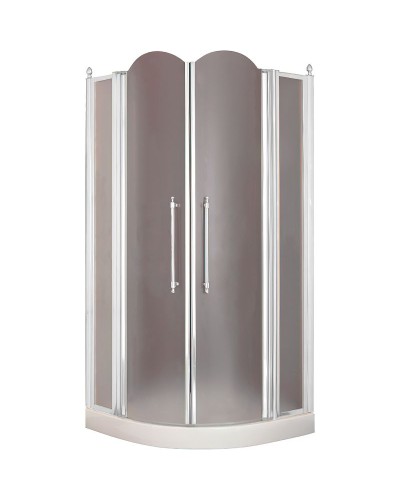 Душевой уголок Migliore Diadema 90x90 22679 профиль Хром стекло матовое