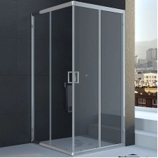 Душевой уголок Veconi Rovigo RV-11 80x80 RV11-80-01-C5 профиль Хром стекло прозрачное