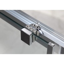 Душевой уголок 150х100 см Cezares LUX-SOFT-W-AH-1-150/100-C-Cr-IV прозрачное