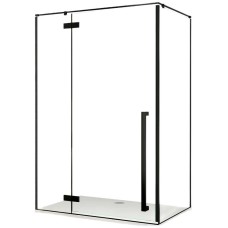 Душевой уголок Cerutti SPA 120х90 C1A профиль Черный матовый стекло прозрачное