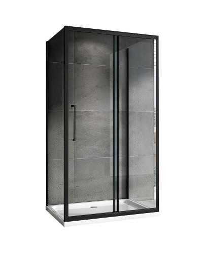 Душевой уголок Abber Schwarzer Diamant 170х70 AG30170BH-S70B-S70B профиль Черный стекло прозрачное