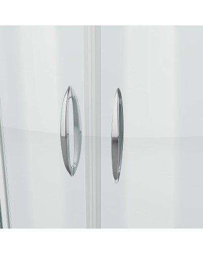 Душевой уголок Grossman Classic 120х80 L GR-9120L профиль Хром стекло прозрачное