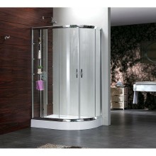 Душевой уголок Grossman Classic 120х80 L GR-9120L профиль Хром стекло прозрачное