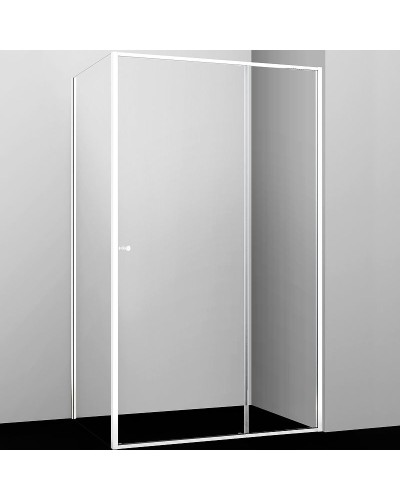 Душевой уголок WasserKRAFT Rhin 110x90 44S15 профиль Белый стекло прозрачное