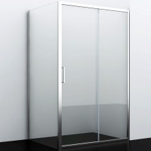 Душевой уголок WasserKRAFT Main 110x90 41S15 профиль Серебристый стекло прозрачное