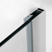 Душевой уголок WasserKRAFT Leine 100х100 35P38 профиль Хром стекло прозрачное