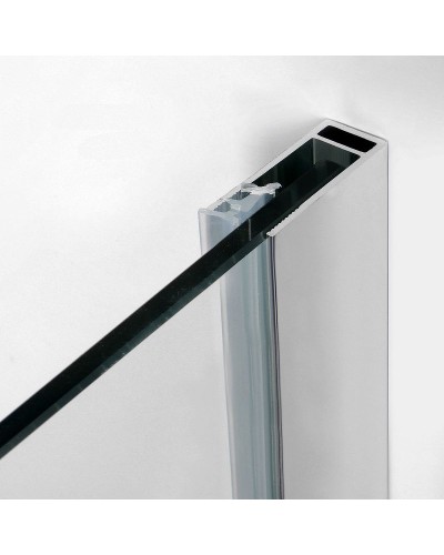 Душевой уголок WasserKRAFT Leine 100х100 35P38 профиль Хром стекло прозрачное