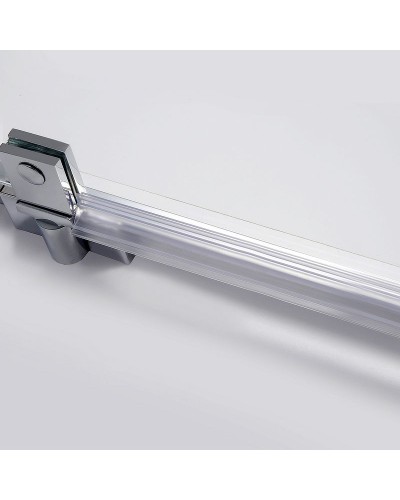 Душевой уголок WasserKRAFT Leine 100х100 35P38 профиль Хром стекло прозрачное