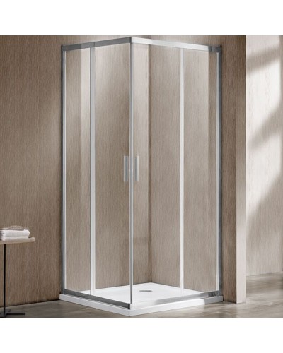 Душевой уголок Vincea Garda 120x110 VSS-1G1112CL профиль Хром стекло прозрачное