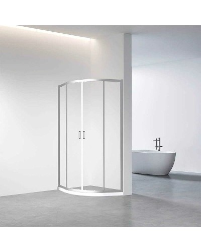Душевой уголок Veconi Rovigo RV-01 100х100 RV01-100-01-C7 профиль Хром стекло прозрачное