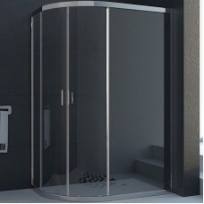 Душевой уголок Veconi Rovigo RV-03 100х80 R RV03-10080A-01-19C1 профиль Хром стекло прозрачное