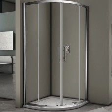 Душевой уголок Veconi Rovigo RV-07 80х80 RV07-80PL-01-19C3 профиль Хром стекло прозрачное