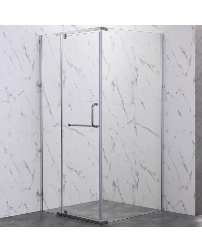 Душевой уголок Veconi Rovigo RV-19 120х80 RV19-12080-01-C6 профиль Хром стекло прозрачное