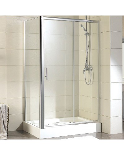 Душевой уголок Aquanet Delta NPE1131 160х90 273609 профиль Хром стекло прозрачное