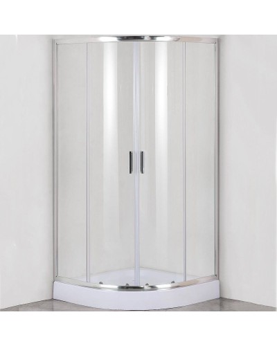 Душевой уголок Aquanet SE-800Q 80x80 270062 профиль Хром стекло прозрачное
