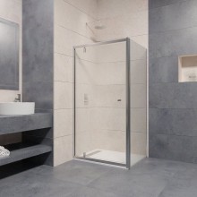 Душевой уголок RGW Passage PA-35 80х80 04083588-011 профиль Хром стекло прозрачное