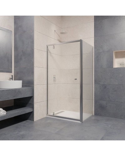Душевой уголок RGW Passage PA-35 80х80 04083588-011 профиль Хром стекло прозрачное