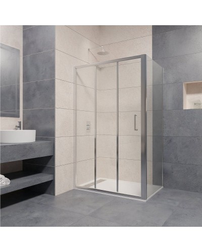 Душевой уголок RGW Passage PA-73 100х90 060873109-011 профиль Хром стекло прозрачное