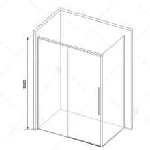 Душевой уголок RGW Stilvoll SV-42 130х70 32324237-011 профиль Хром стекло прозрачное