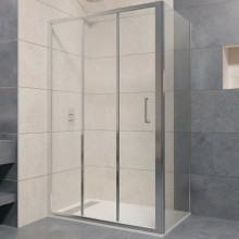 Душевой уголок RGW Passage PA-73 100х80 060873108-011 профиль Хром стекло прозрачное