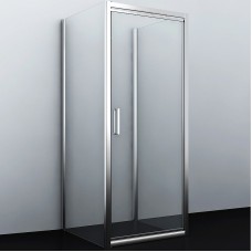 Душевой уголок WasserKRAFT Salm 100x90 27I41 профиль Хром стекло прозрачное