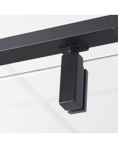 Душевой уголок WasserKRAFT Elbe 90x80 74P20 профиль Черный стекло прозрачное