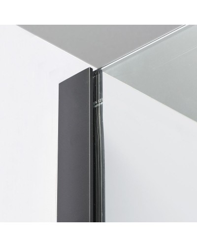 Душевой уголок WasserKRAFT Elbe 120x80 74P06 профиль Черный стекло прозрачное