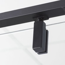 Душевой уголок WasserKRAFT Elbe 120x80 74P06 профиль Черный стекло прозрачное