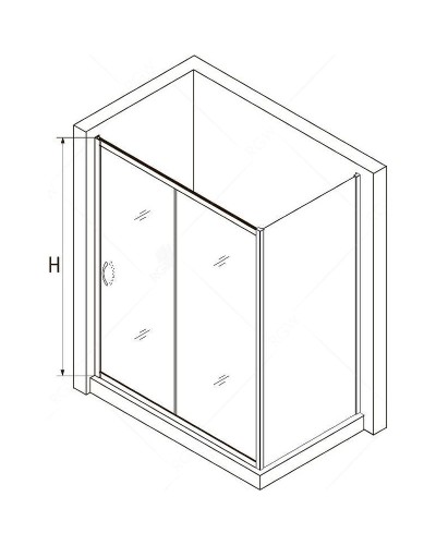 Душевой уголок RGW Passage PA-76 180х90 35087689-11 профиль Хром стекло прозрачное