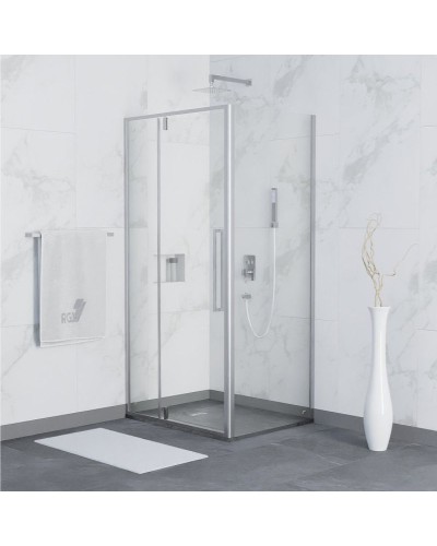 Душевой уголок RGW Stilvoll SV-34 100х100 06323400-11 профиль Хром стекло прозрачное