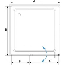 Душевой уголок RGW Stilvoll SV-34 100х100 06323400-11 профиль Хром стекло прозрачное