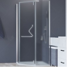 Душевой уголок RGW Hotel HO-081 90х90 350608199-21 профиль Хром стекло матовое-сатинат