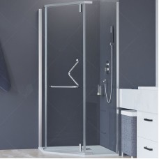 Душевой уголок RGW Hotel HO-081 90х90 350608199-11 профиль Хром стекло прозрачное