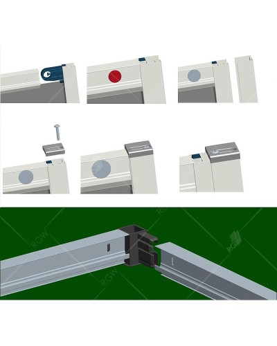 Душевой уголок RGW Classic CL-44 100х80 32094480-11 профиль Хром стекло прозрачное