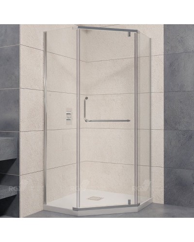 Душевой уголок RGW Passage PA-081 100x100 35088100-11 профиль Хром стекло прозрачное