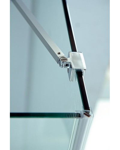 Душевой уголок Cezares Slider 90x80 SLIDER-AH-2-70/80-80/90-C-NERO профиль Черный матовый стекло прозрачное