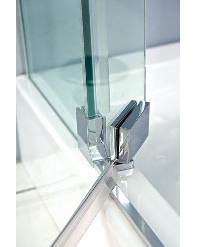 Душевой уголок Cezares Slider 90x80 SLIDER-AH-2-70/80-80/90-GRIGIO-Cr профиль Хром стекло серое