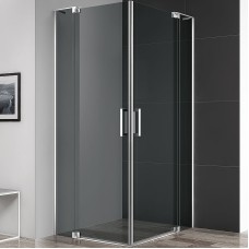 Душевой уголок Cezares Slider 90x80 SLIDER-AH-2-70/80-80/90-GRIGIO-Cr профиль Хром стекло серое