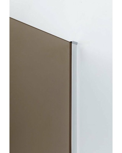 Душевой уголок Cezares Slider 100x80 SLIDER-AH-2-70/80-90/100-BR-Cr профиль Хром стекло бронзовое