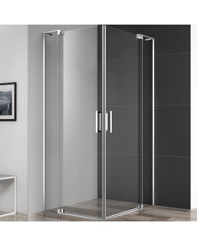 Душевой уголок Cezares Slider 100x80 SLIDER-AH-2-70/80-90/100-C-Cr профиль Хром стекло прозрачное