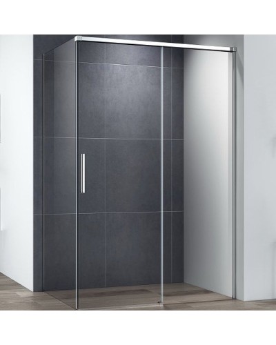 Душевой уголок Cezares Duet Soft-М 140x100 DUET SOFT-M-AH-1-140/100-C-Cr профиль Хром стекло прозрачное