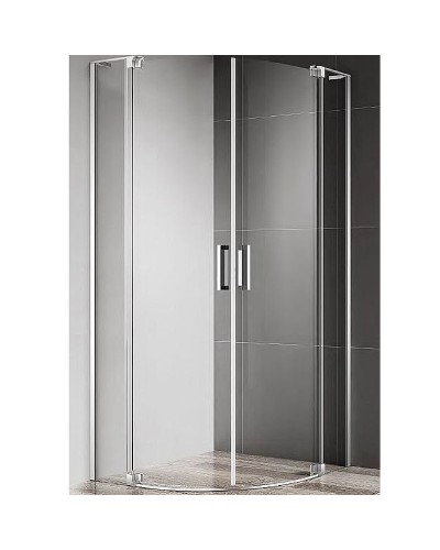 Душевой уголок Cezares Slider 90x90 SLIDER-R-2-80/90-C-Cr профиль Хром стекло прозрачное