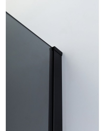 Душевой уголок Cezares Slider 100x100 SLIDER-R-2-90/100-GRIGIO-NERO профиль Черный матовый стекло серое