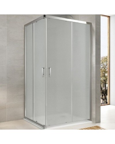Душевой уголок Koller Pool Grace 120X80 G12080SG профиль Хром стекло рифленое