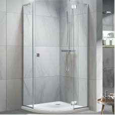 Душевой уголок Koller Pool Neon 90X90 N90RС профиль Хром стекло прозрачное