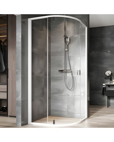 Душевой уголок Ravak Nexty NSKK3-90 90x90 3O677100Z1 профиль Белый стекло Transparent