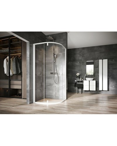 Душевой уголок Ravak Nexty NSKK3-100 100x100 3O6AA101Z1 профиль Белый стекло Transparent