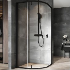Душевой уголок Ravak Nexty NSKK3-80 80x80 3O644300Z1 профиль Черный стекло Transparent