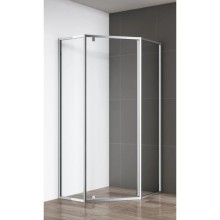 Душевой уголок 79,5х79,5 см Cezares ECO-O-P-1-80-C-Cr прозрачное
