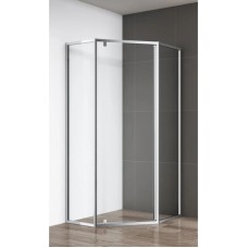 Душевой уголок 79,5х79,5 см Cezares ECO-O-P-1-80-C-Cr прозрачное